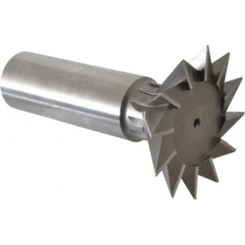Value Collection 45 2-1/4 Cut Diam, 1-1/16 Cut Width, High Speed Steel Dovetail Cutter 1 Shank Diam, 2-11/16 Shank Le...